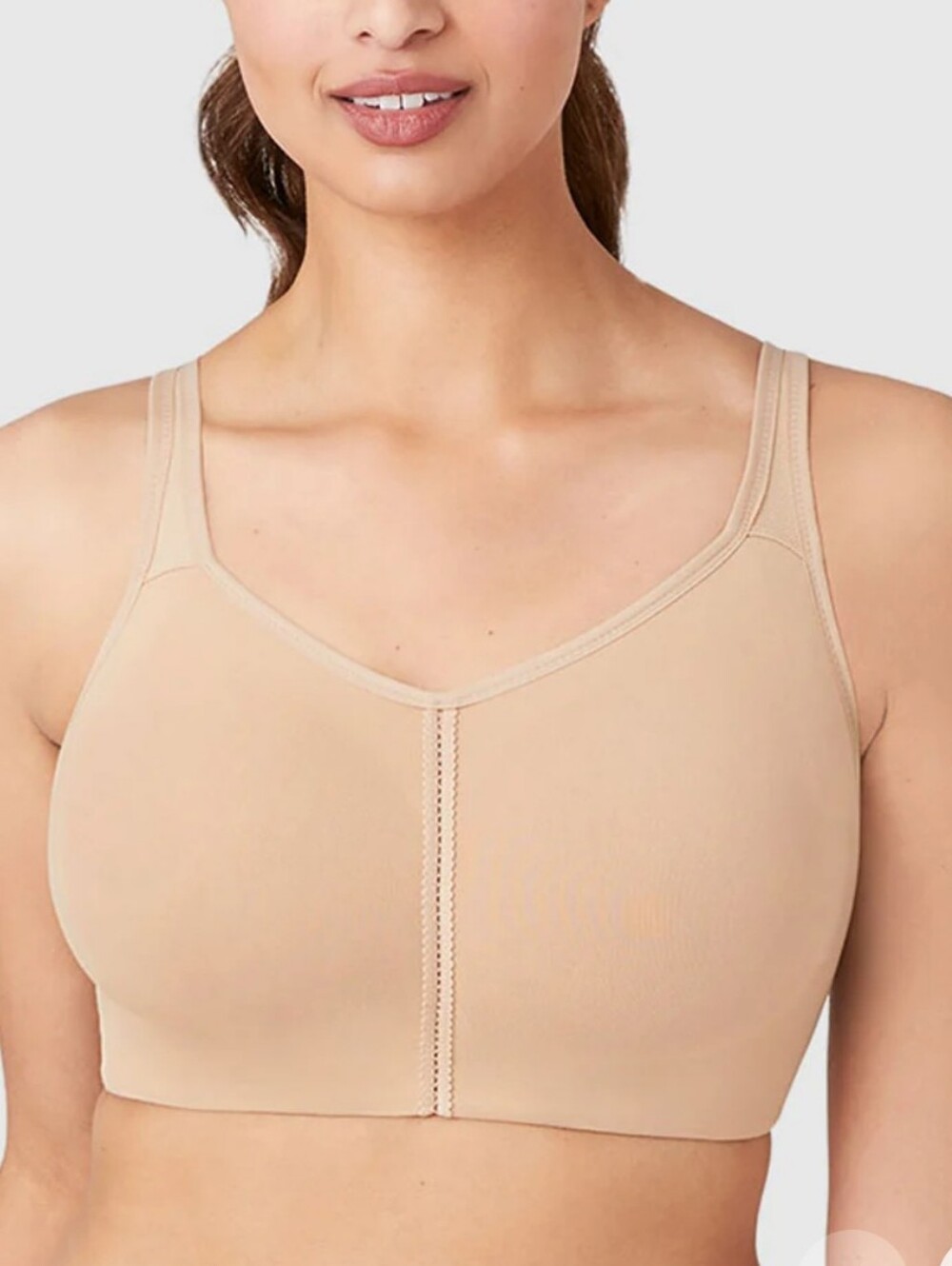 Wacoal Style 852247 Seamless Nude Comfort Wireless Bra 34C Like New